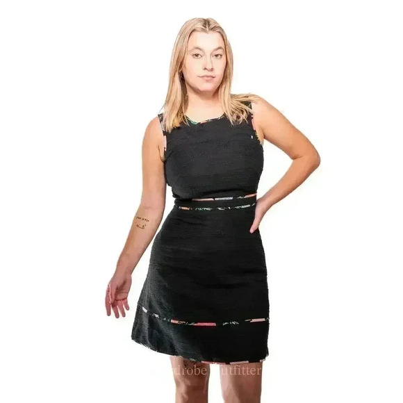 Deadstock Kate Spade New York Blossom Trim Tweed Dress - Picture 2 of 8